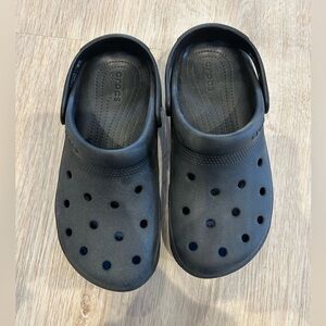 Black Crocs, size 7